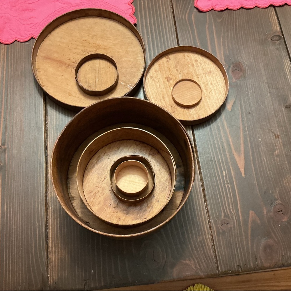Antique Early 1900’s Wooden Pantry Boxes - Picture 8 of 16